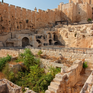 Wall of Jerusalem in Israel